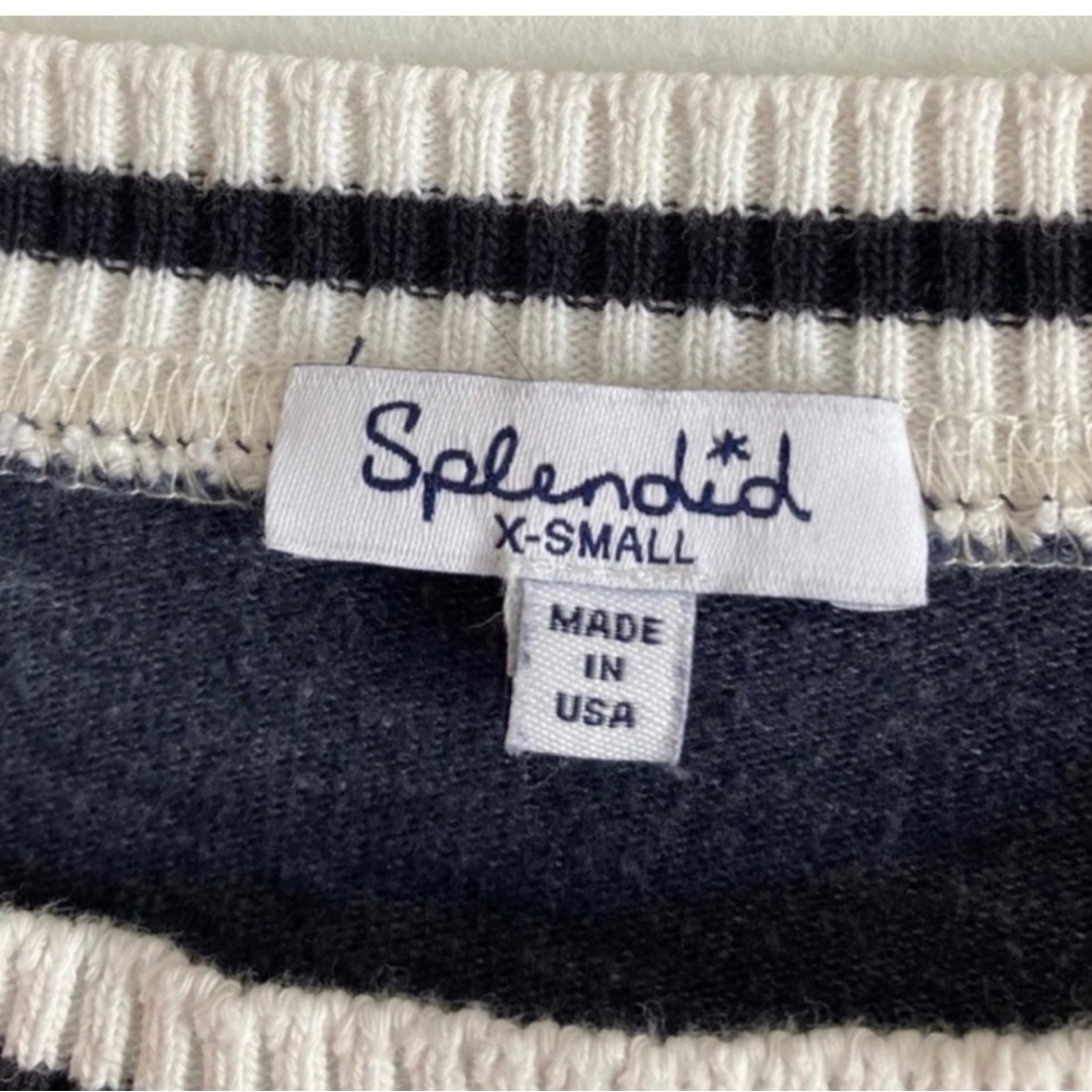 Splendid Starry Sweatshirt - Dark Blue, Light Blue, Pink, White - Picture 3 of 5
